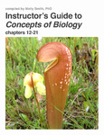 Instructor's Guide to Concepts of Biology, Chapters 12-21 by Molly Smith and Sara Selby