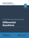 Differential Equations (UNG) by Hashim Saber, Beata Hebda, Piotr Hebda, and Benkam Bobga